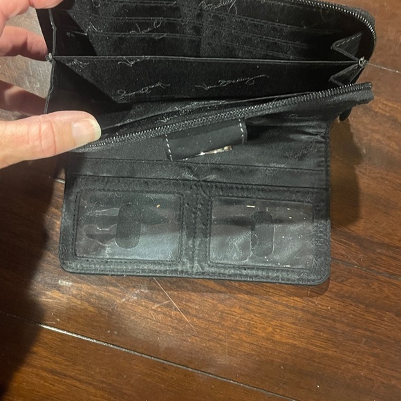 Vera Bradley Black Quilted Wallet - Picture 4 of 5
